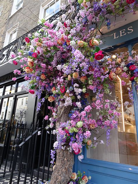 The Amazing Flower Display At Les Senteurs In Belgravia London