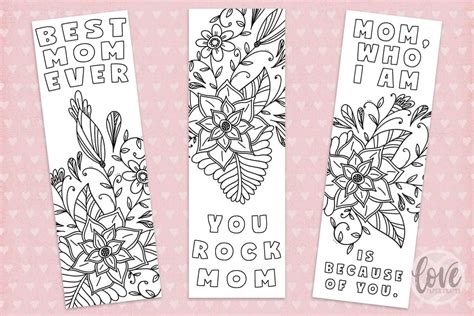 printable mother s day bookmark template free printable