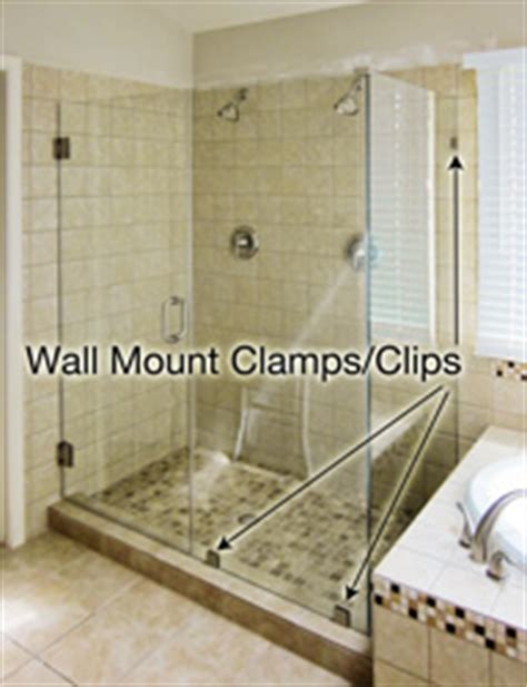 Frameless Shower Clips U Channel The Glass Shoppe A 59 OFF