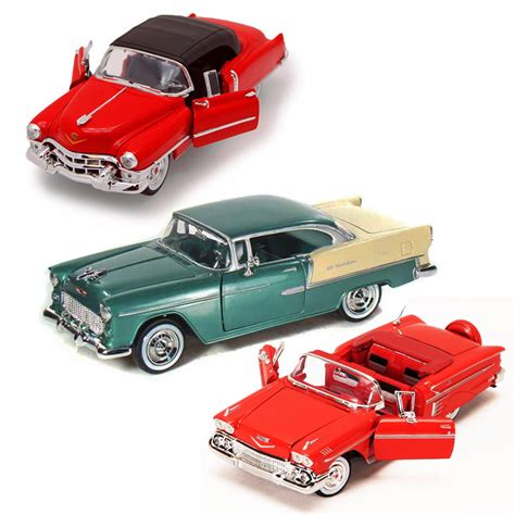Best Of 1950s Diecast Cars Set 13 Set Of Three 124 Scale Diecast