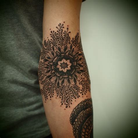Black Mandala Shoulder And Sleeve Tattoo Fresh Tattoo Ideas