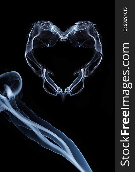 Smoke Heart For Valentine S Day Free Stock Images And Photos 23294615