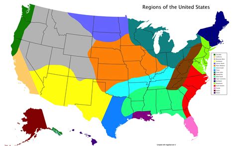 18 Regions Of The United States Suggestionscorrections Welcomed Oc