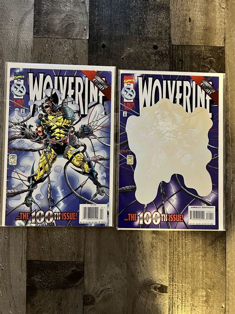 Marvel Comics Wolverine 100th Issue Lot Holgraphic Cover Anniversary
