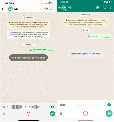 Whatsapp News Of The Week Voice Messages With View Once Mode For Ios