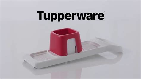 The tupperware mandochef allows you to cut multiple shapes in no time: Tupperware Speedy Mando - YouTube