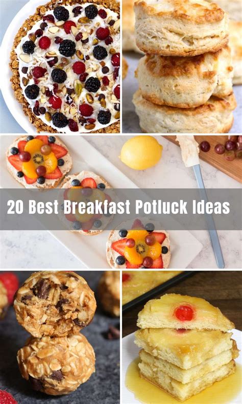 20 Best Breakfast Potluck Ideas Or Brunch Potluck For Work Gatherings