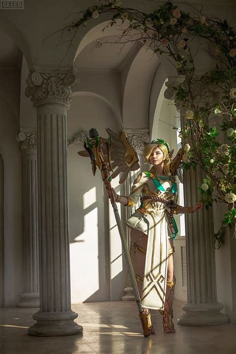 Russian Cosplay Mercy Overwatch By Fleur Lis