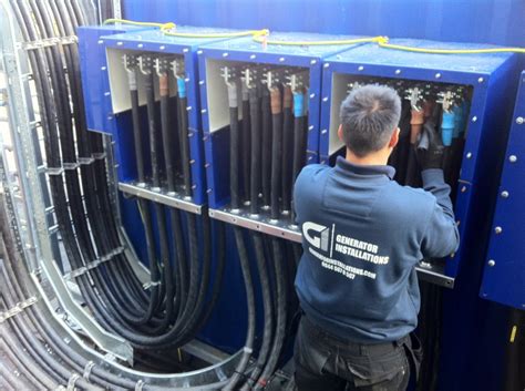 Heathrow Airport Generators Installation Glanding Cables Generator