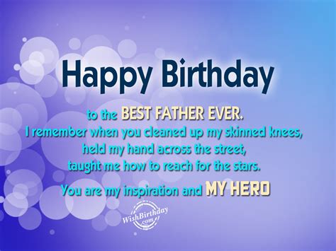 Happy Birthday To The Best Father Ever Birthday Wishes Happy