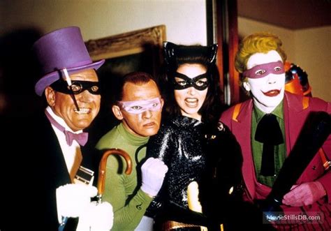 Vintagephotos On Twitter The Penguin Burgess Meredith The Riddler Frank Gorshin Catwoman