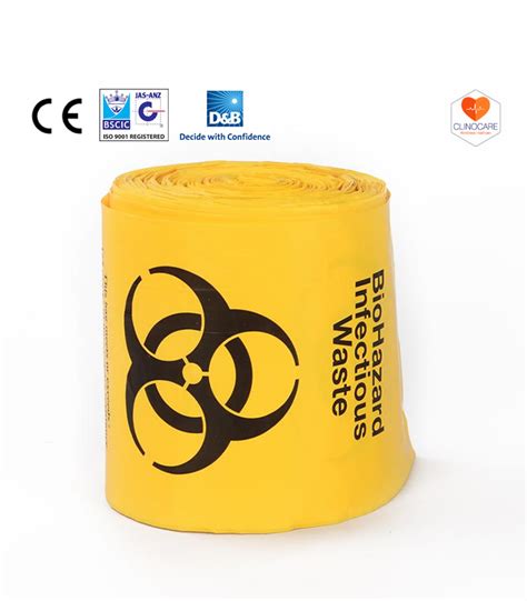 Biohazard Bin Liners Clinocare