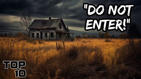 Top 10 Haunted Houses You Should Enter At Your Own Risk Youtube