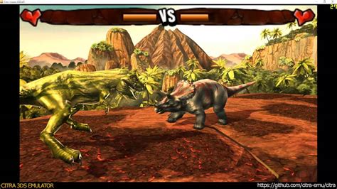 Citra 3ds Emulator Combat Of Giants Dinosaurs 3d Ingame 1080p Youtube