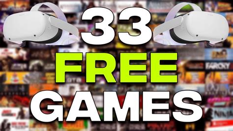 33 Free Meta Quest 2 Games Applab Sidequest Vr Oculus Youtube