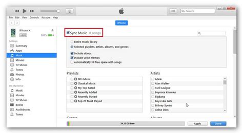 To sync a selection of music, click selected playlist, artists, albums, and genres. How to Transfer Music from Computer to iPhone XS (Max ...