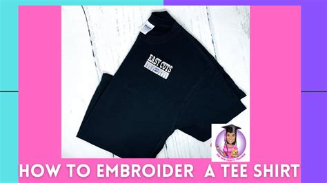 how to embroider a t shirt using any embroidery machine how to float a t shirt in a hoop