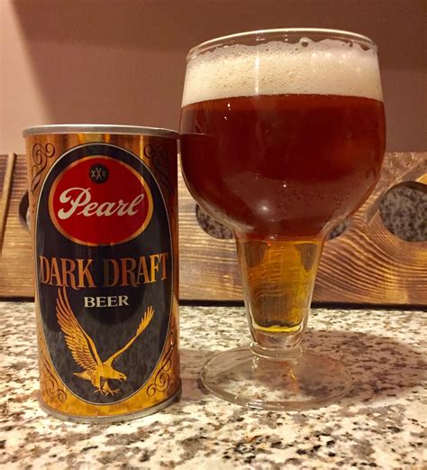 Pearl Dark Draft From Texas A 1960s Treat Beer Bar Old Beer Cans Beer