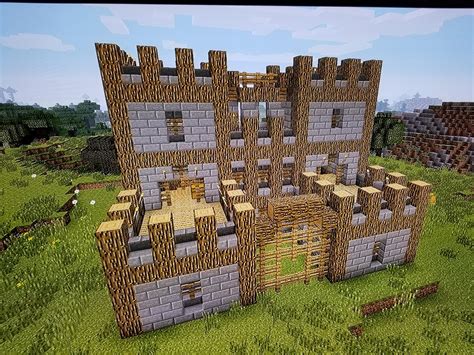 Heres A Castlehouse That I Built On Ps4 Rminecraft