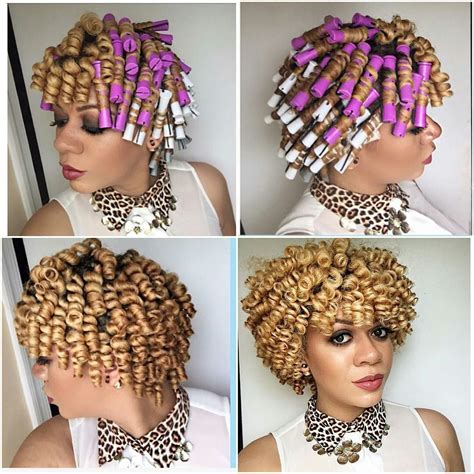 quick guide to the best perm rod set natural power of her natural hair styles curly hair