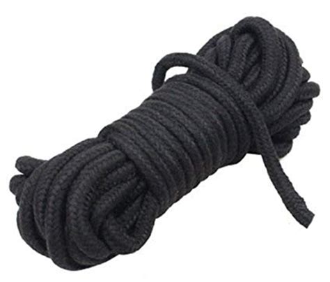 Black Cotton Rope Bundle Play Soft To Touch Tie Up Fun 5 Meter Lengths Shibaribdsm Sex