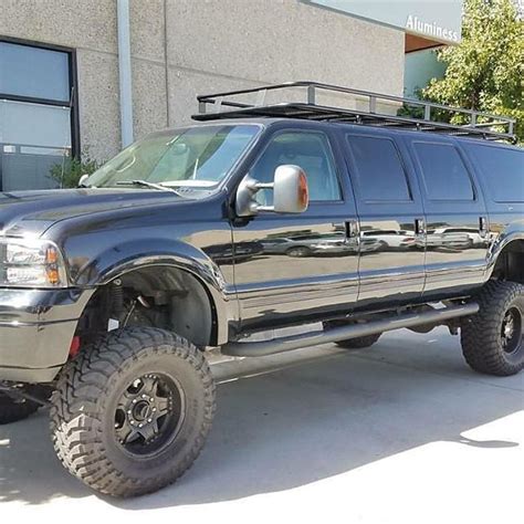 2000 ford excursion custom roof rack install pt.2, 2000 ford excursion roof rack part 1, front runner trying to customize a roof rack for the lifted 2000 excursion. Six door Ford Excursion with a new Aluminess roof rack ...