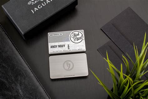Stainless Steel Business Cards Luxury Printing