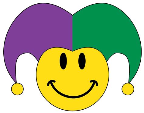 Susans School Daze Mardi Gras Smileys