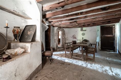 Premium Photo Interior Of An Old Farmhouse