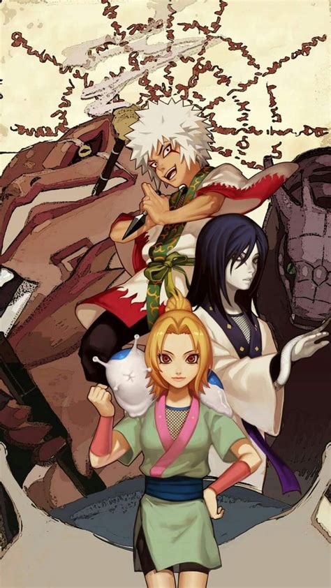 The 3 Sannins Wallpaper Tsunade Orochimaru Jiraiya ️ ️ ️ Naruto Vs