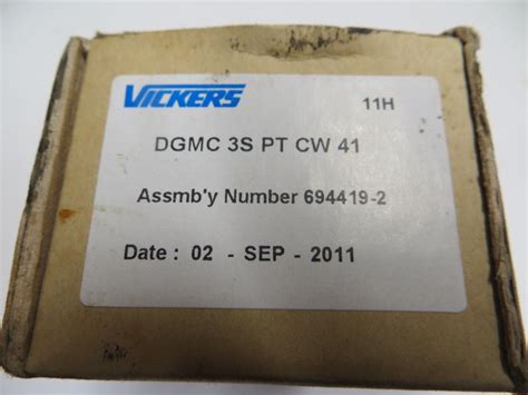 Vickers Eaton Dgmc 3s Pt Cw 41 Pressure Relief Valve Ebay