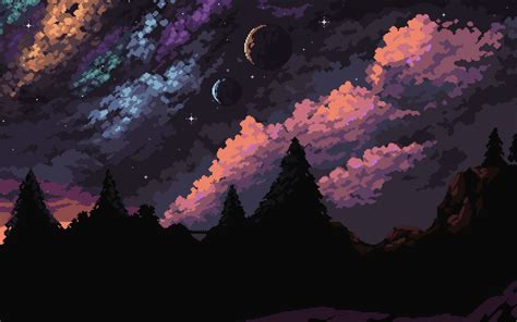 1680x1050 Stargazing Hd Pixel Art 1680x1050 Resolution Wallpaper Hd