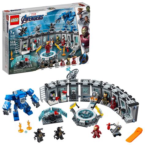 Buy Lego Marvel Avengers Iron Man Hall Of Armor 76125 Building Kit