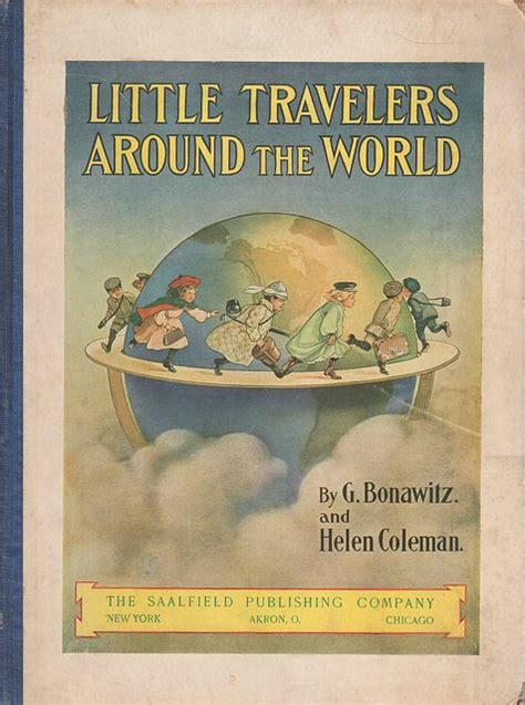 Little Travelers Around The World Cover Vintage Book Covers Book