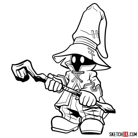 In This 20 Steps Tutorial You Will Learn How To Draw Vivi Ornitier From