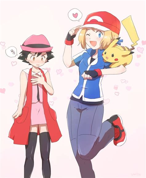 Serena Looks Very Cute Dressed As Ash And Ash Well Ramourshipping