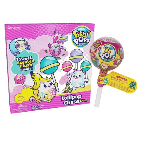 Ns Pikmi Pops Toy Bundle Pikmi Pops Lollipop Chase Game Board With