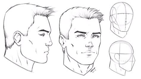 Maybe you would like to learn more about one of these? How to Draw the Male Face Angle and Profile View - Step by Step - YouTube