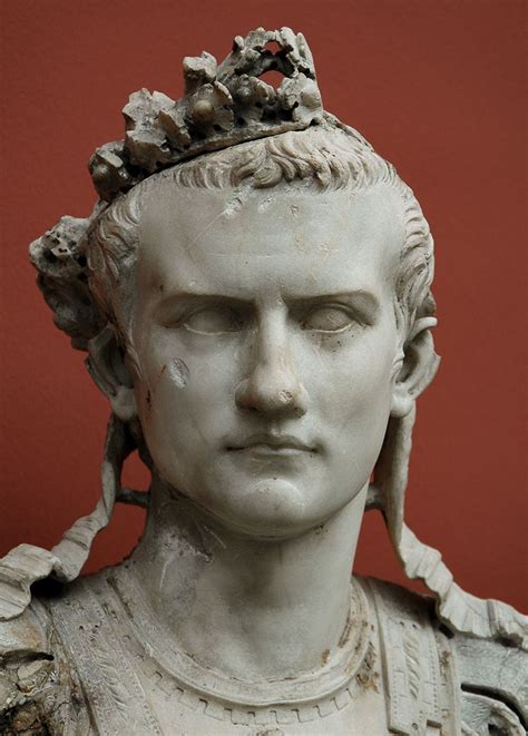 Cuirass Bust Of Caligula Marble 37—41 Ce Inv No 1453 Copenhagen