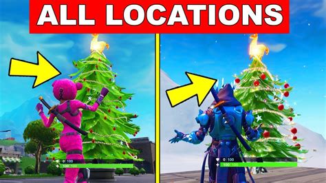 And just like on xbox, equipping more. Dance in Front of different Holiday Trees! - ALL LOCATIONS ...