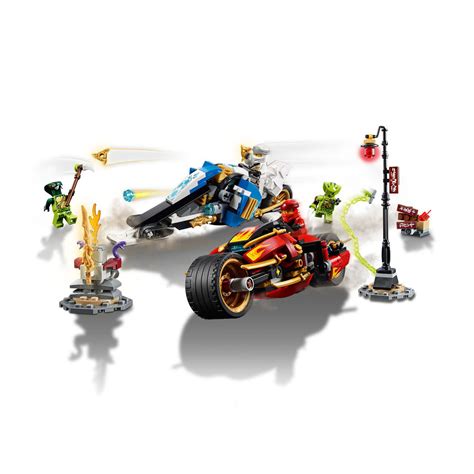 Lego Ninjago 70667 Sword Bike Kai And Snowmobile Zane Thimble Toys