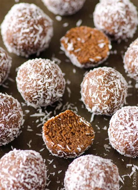 Maybe you would like to learn more about one of these? Almond Joy Protein Balls Recipe - iFOODreal - Healthy ...