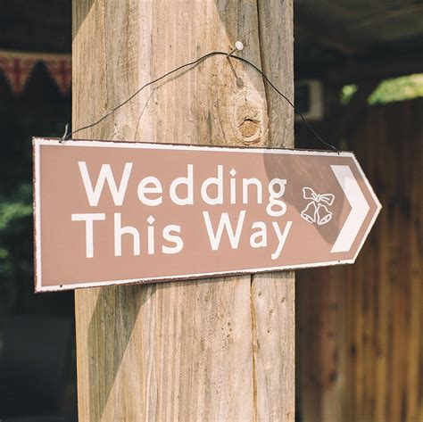 Wedding This Way Sign By The Wedding Of My Dreams