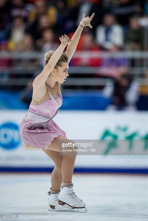 Elena Radionova Of Russia Competes During Ladies Free Skating On Day