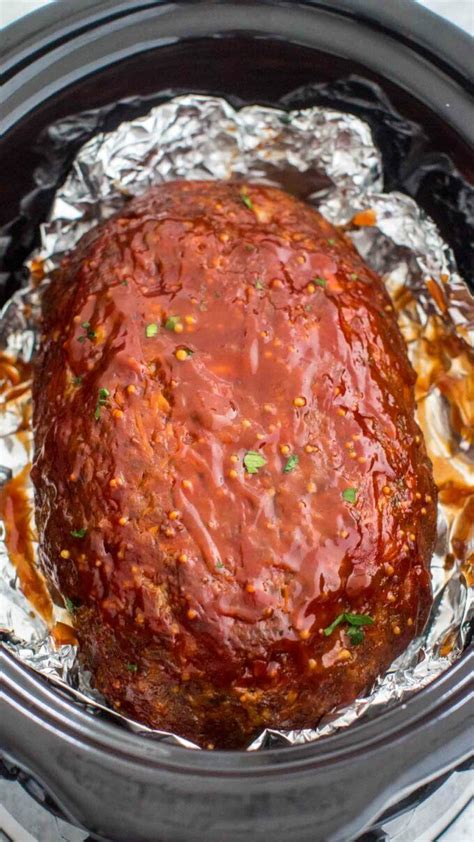 Serve with mashed potatoes and enjoy! Best Crockpot Meatloaf | Recipe | Slow cooker meatloaf ...