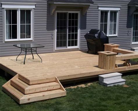 Simple Decoration For Small Backyard Deck Design Idea Outdoor