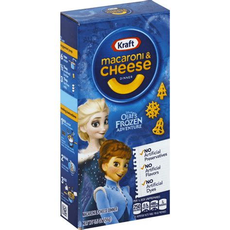 Kraft Macaroni And Cheese Dinner Disney Olafs Frozen Adventure Buehlers