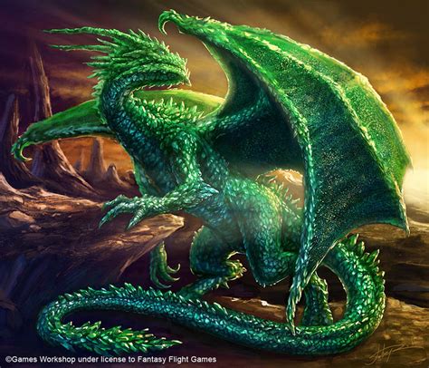 Emerald Dragon By Sumerky On Deviantart
