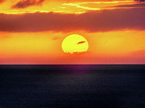 Fireball Sunset Photograph By David Choate Fine Art America
