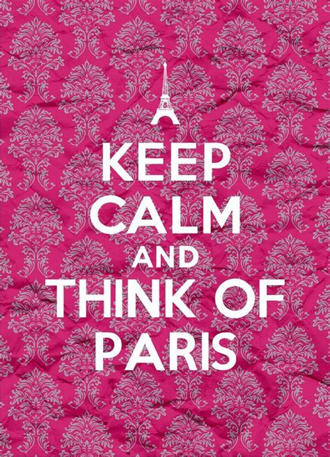 Keep Calm And Think Of Paris Damask 5x7 By Februarylane 295 Girls